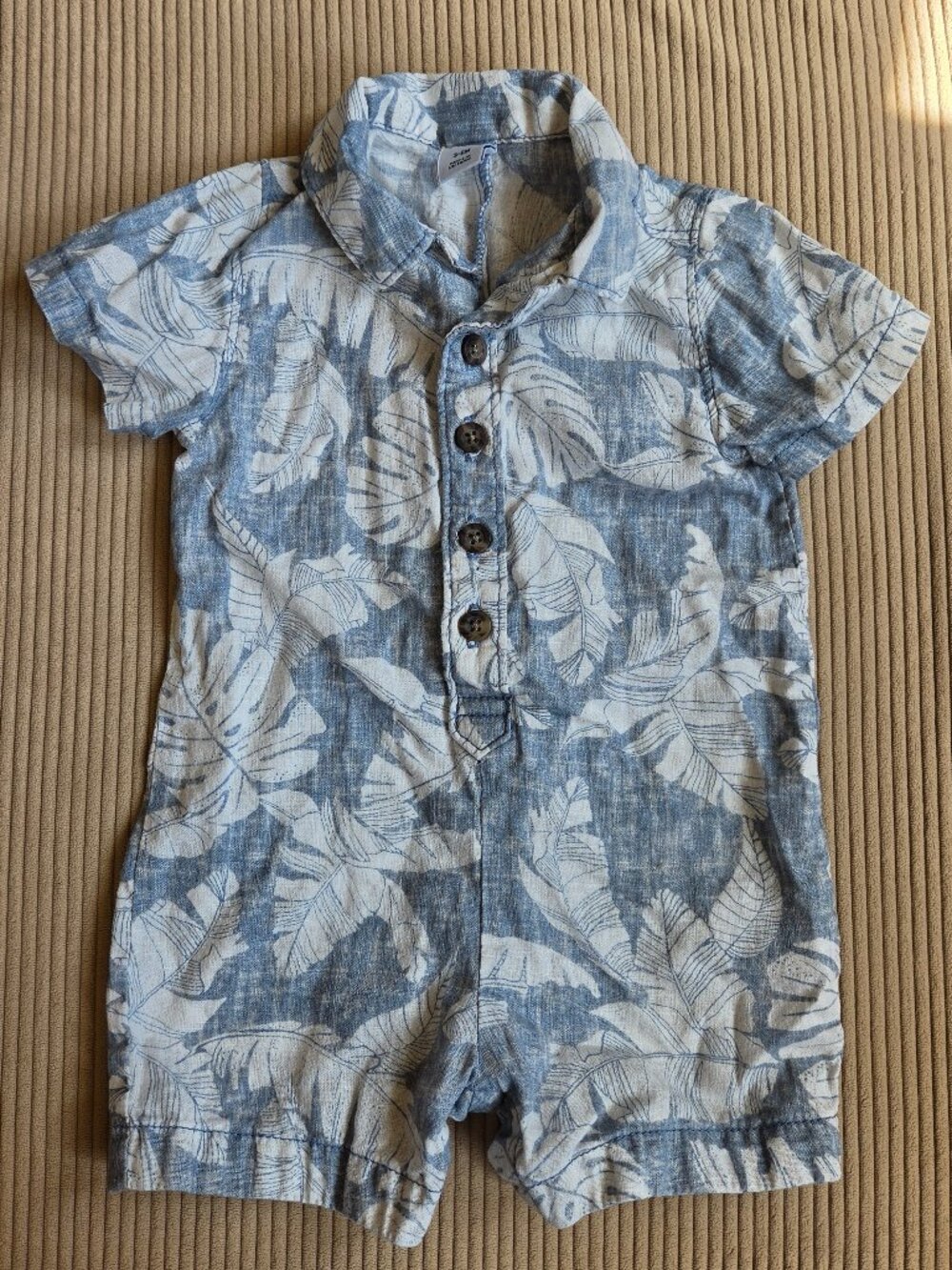 Baby Aloha Chambray One Piece - 3-6mos